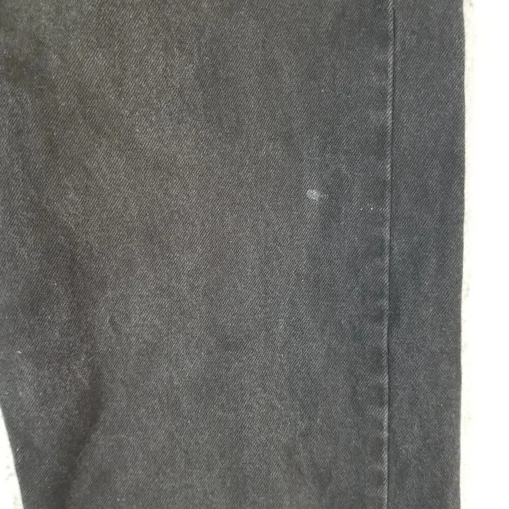 Levi's 505 jeans‎ men's 38x34 regular fit straight black denim pants vintage USA